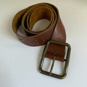 Quality Brown Genuine Leather Belt, 39”